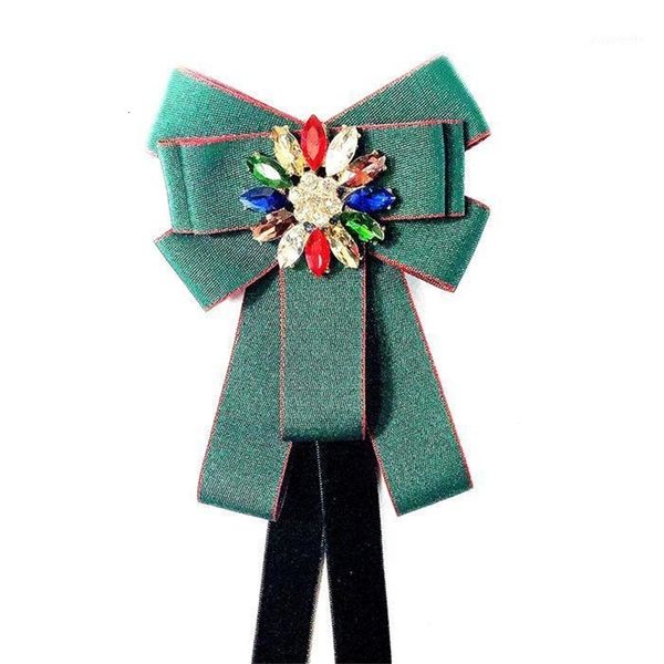 

color rhinestone college business bowtie brooch men's women's bow tie shirt collar pin airline stewardess bank coat accessories1, Blue;purple