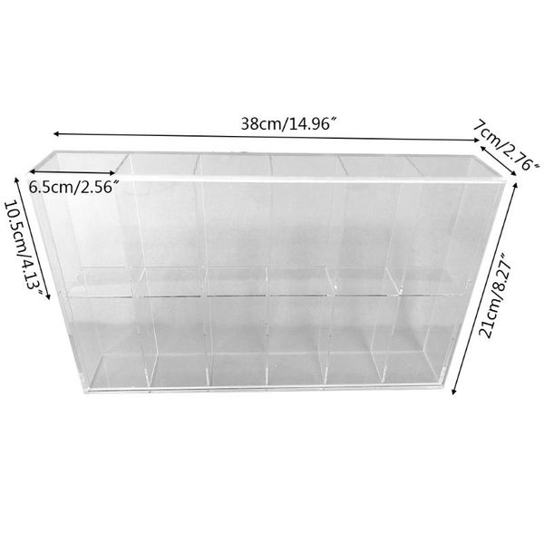 

jewelry pouches, bags acrylic display show case riser clear perspex box collectibles dustproof storage 40gb, Pink;blue