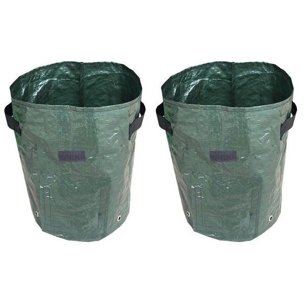 

pcs potato growing bags 34 x 35cm planter with flap window and handle grow vegetables carrot tomato onion planters & pots
