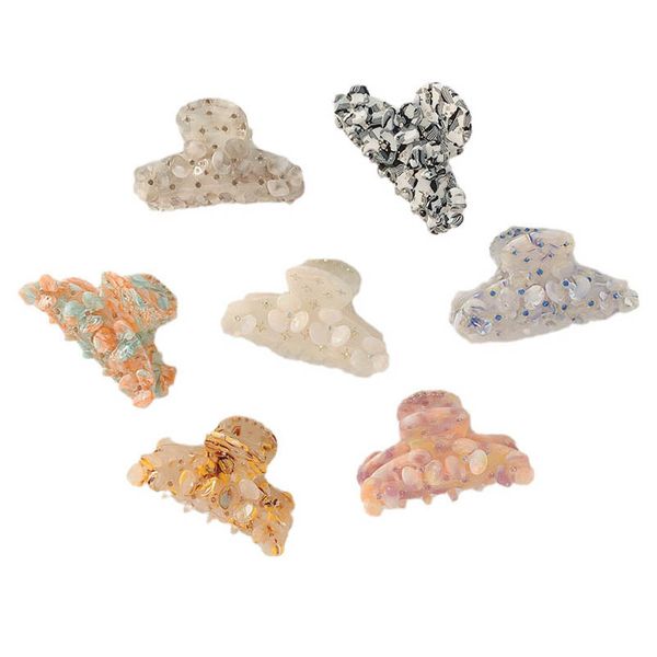 

girls hair accessories hairclips bb clip barrettes clips vintage color grip acetic acid flower hairpin card d3117, Slivery;white