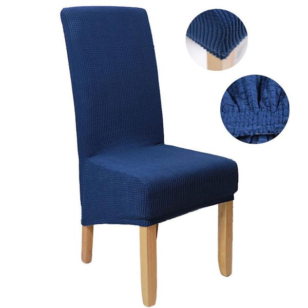 

1/2/4/6 pcs xl chair plain dining cover spandex elastic slipcover case stretch for wedding el banquet covers