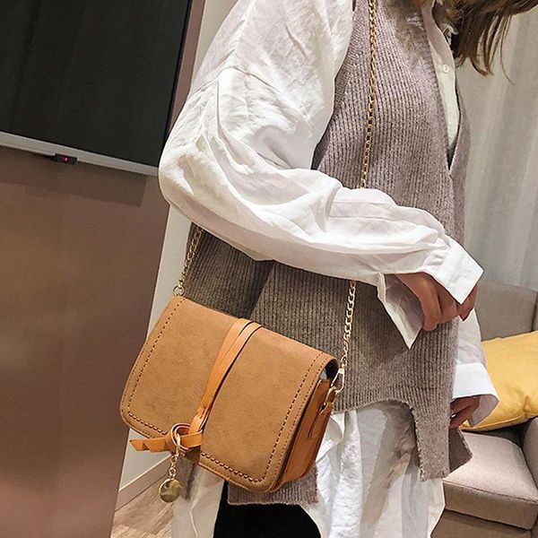 

evening bags pendant sequished flap bag women shoulder leather handbag satchel matte chain crossbody for