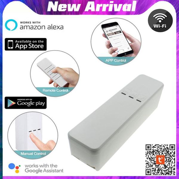 

smart home control motorized chain roller blinds,tuya wifi remote voice shade shutter drive motor work with alexa/google