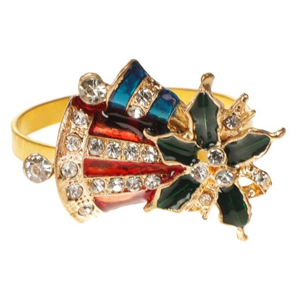

napkin rings 1pc christmas party buckle ornament chic xmas theme modelling ring
