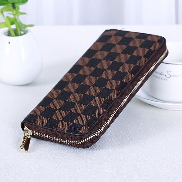 

wallets women's clutch ladies handbags high-quality long all-match business mobile phone bag large capacity zipper purse, Red;black