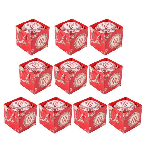 

gift wrap 10 sets festive chinese style wedding sweets tins boxes delicate candy