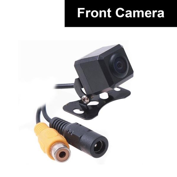 

car rear view cameras& parking sensors auto front camera forward cam screw bumper mount universal fit non-mirror image w/o assistance grid l