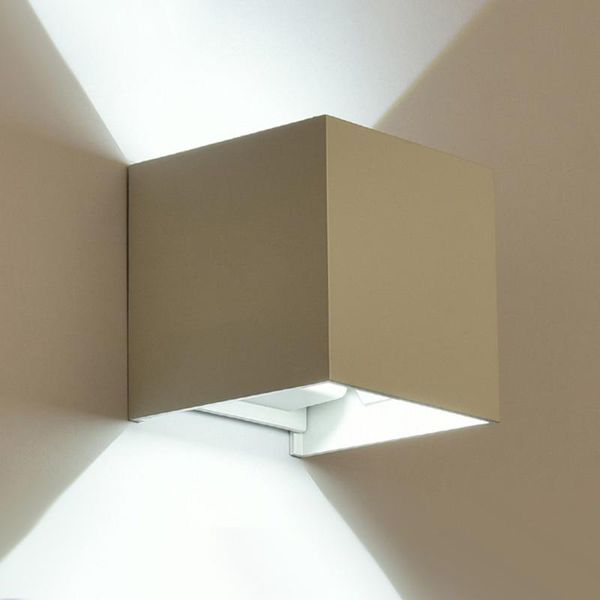 

adjustable light cube led bathroom wall lamp waterproof modern lighting outdoor industrial luminum garden porch