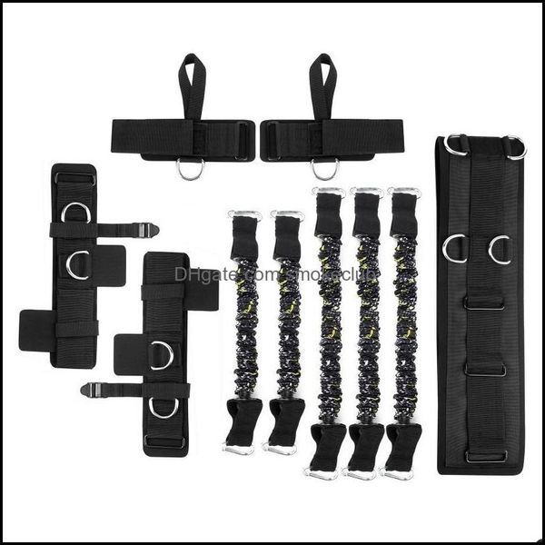 

resistance equipments supplies sports & outdoorsresistance bands set expander yoga exercise fitness rubber tubes band stretch training home