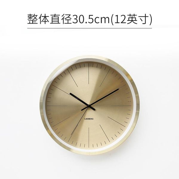 

wall clocks luxury round kitchen clock silent modern design vintage kids nordic simple home decorative horloge murale jj60wc