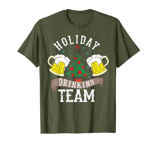 

holiday drinking team shirt | alcohol lovers funny beer gift, White;black
