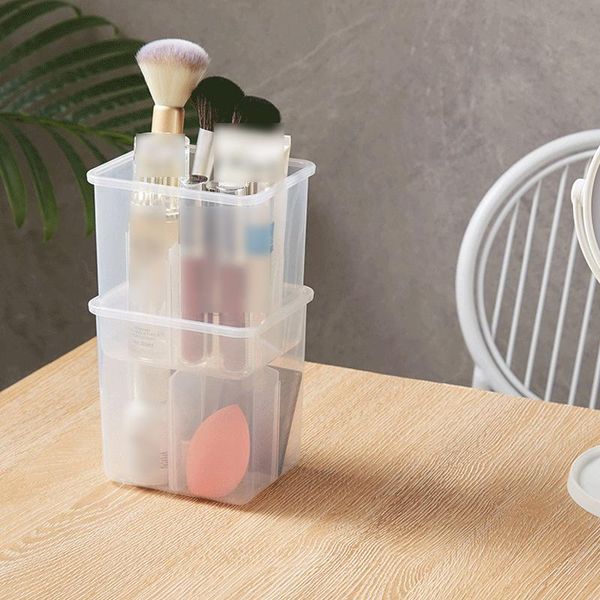 

storage bottles & jars cosmetic makeup brush box kitchen table refrigerator organizer holder pen nail polish