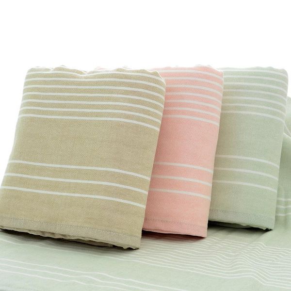 

towel 70*140cm gauze cotton bath thick soft absorbent bathroom beach