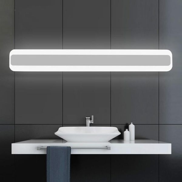 

wall lamp washstand mirror front led makeup vanity bathroom simple waterproof anti-fog nordic lb01047