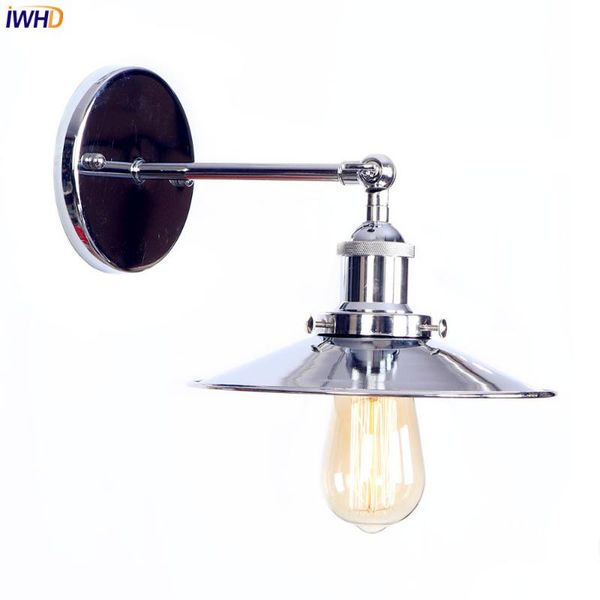 

wall lamp iwhd silver iron indutrial led light fixtures bedroom bathroom edison loft style vintage sconce beside wandlampen