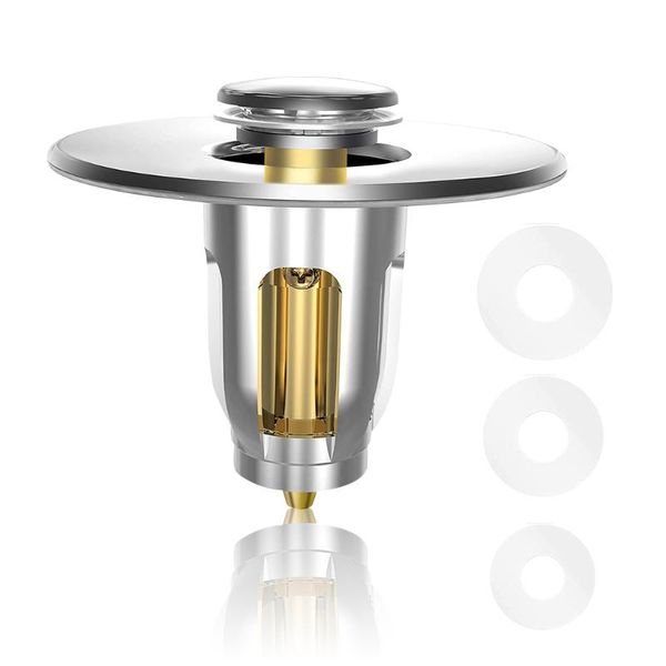 

other bath & toilet supplies universal -up bounce core brass basin drain filter hair catcher deodorant ser kitchen bathroom tool sink