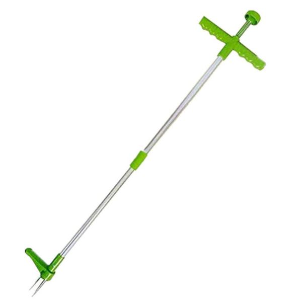 

watering equipments cutting grass workpiece puller with aluminum pole sharp point spring non-slip handle handled accessory