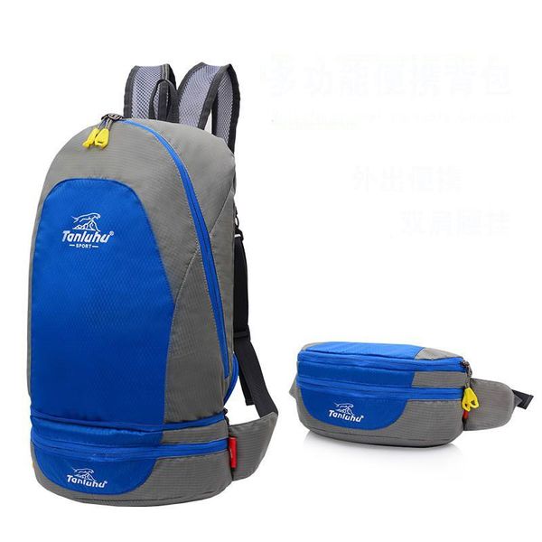 

outdoor foldable backpack camping bag waterproof mountaineering hiking portable backpacks molle sport climbing rucksack bags