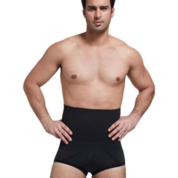 

men's body shapers patchwork slim men plus size high waist jockstraps boxers summer trainer corset compression underwears male 40%y, Black;brown
