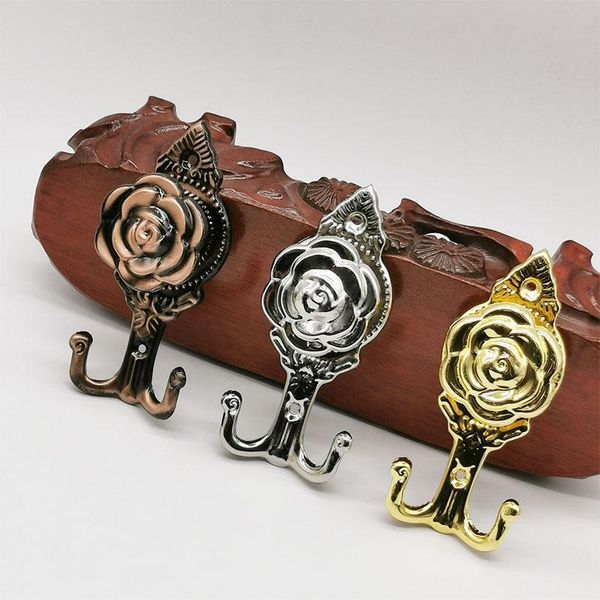 

other home decor curtain wall hook accessories a pair of metal decoration rose european modern