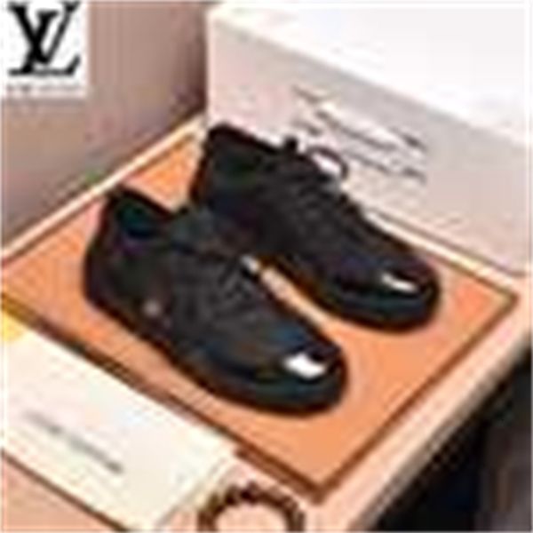 

lace-ups designer luxury dress men sneakers loafers boots shoes moccasins buckles xbb4, Black