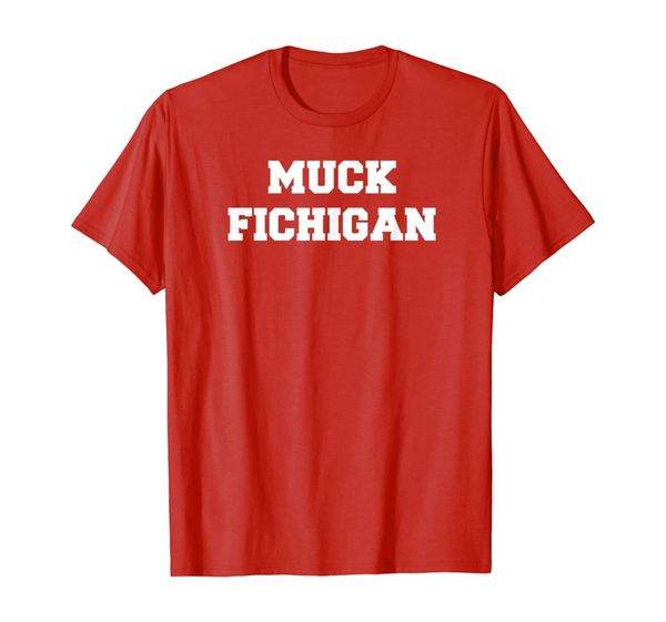 

muck fichigan t-shirt - white letters (multiple colors), White;black