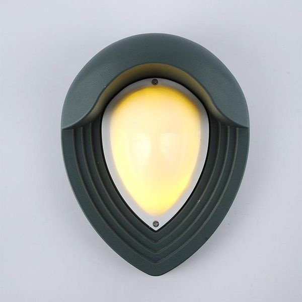 

5pcs outdoor led wall light 6w 600lm ac85-265v garden waterproof ip65 courtyard balcony villa exterior decoration lamp lamps