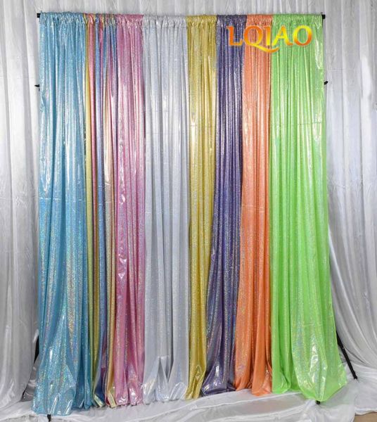 

party decoration 2021 arrivals 8 colors laser sequin backdrops wedding po booth background decor curtains drape panels