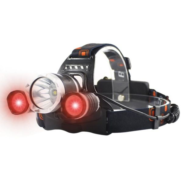 

climbing led headlamp usb rechargeable durable outdoor camping night lighting lightweight adjustable angle headwear waterproof headlamps
