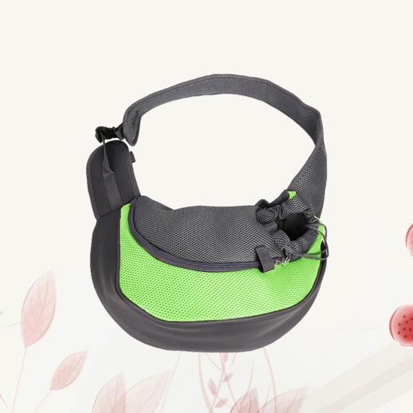 

pet sling carrier bag hand-dog cat outdoor travel shoulder - size s (green) car seat covers