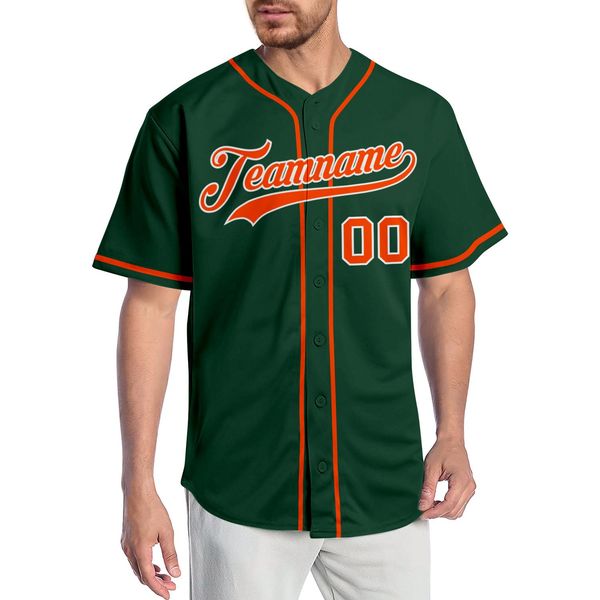 

custom green orange-white-00 authentic baseball jersey, Blue;black