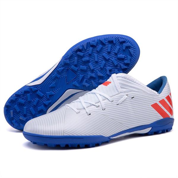 

cycling footwear football shoes soccer for kids adults cleats male athletic training sneakers boys chaussures de homme, Black