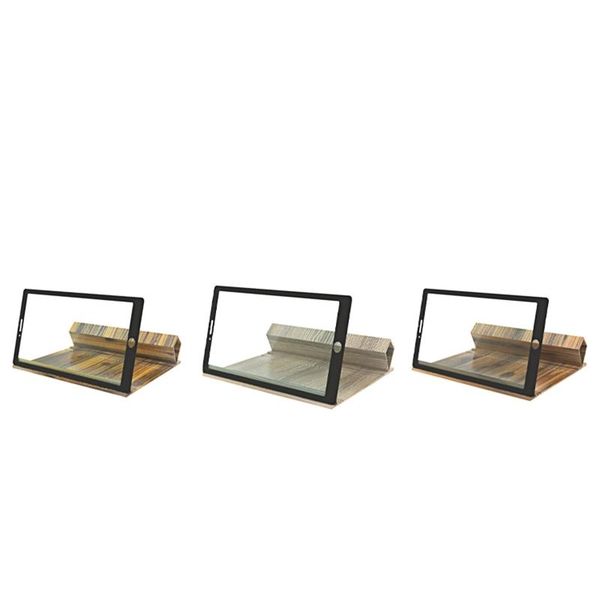 

inch 3d mobile phone screen magnifier folding video stereoscopic amplifying x3ud cell mounts & holders