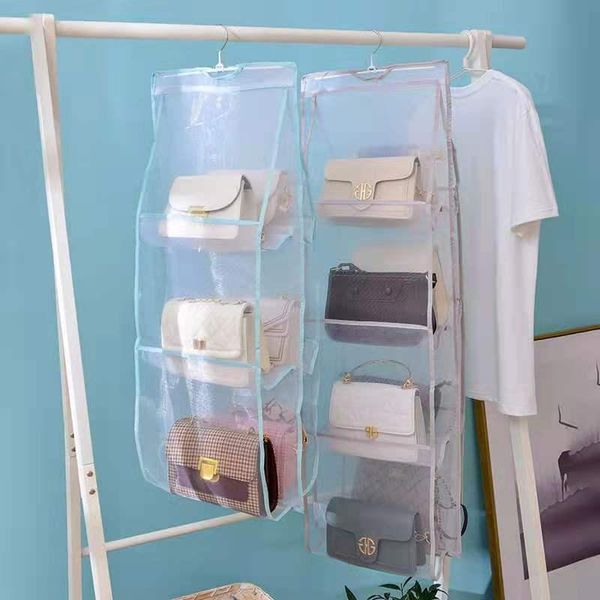 

storage boxes & bins thickened handbag hanger wardrobe three-dimensional