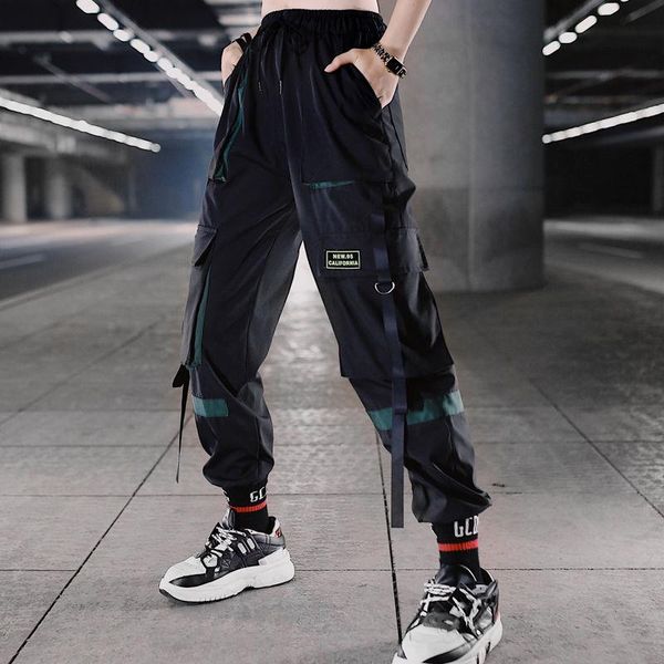 

women's pants & capris without chain fashion camo cargo trousers military army combat camouflage womens, Black;white
