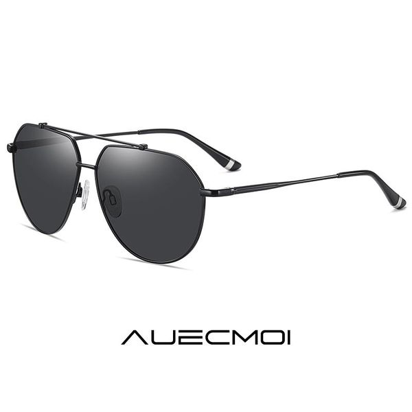 

sunglasses classic retro fashion pilot polarized for men 2021 driving travel designer big frame sun glasses uv400, White;black