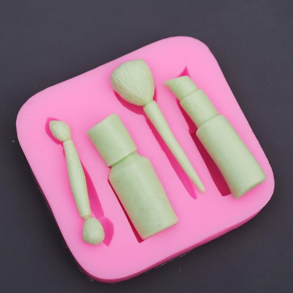 

cake tools lipstick silicone soap chocolate fondant decorating baking mold diy