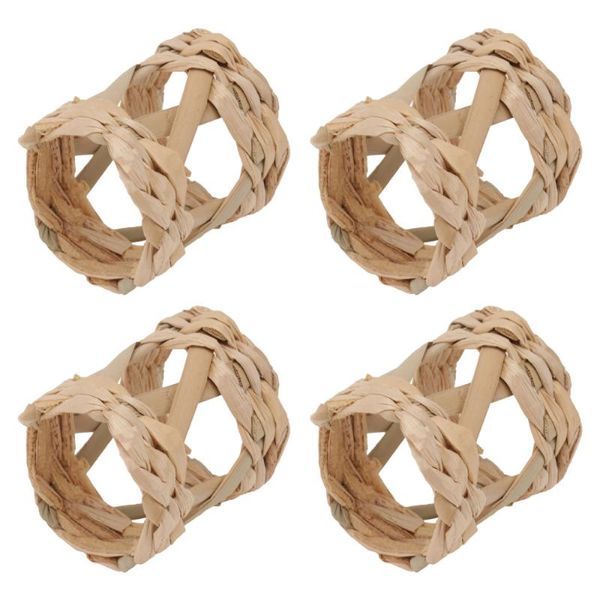 

napkin rings 4pcs decorative holder weaving craft buckles holders