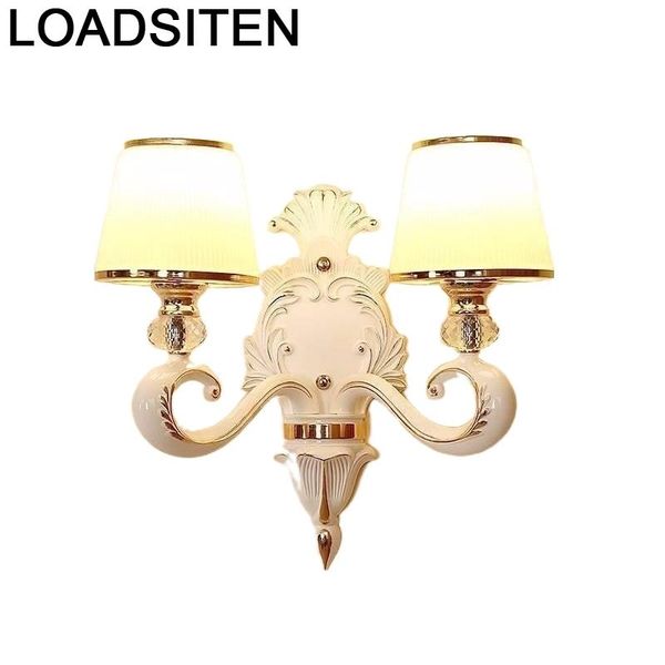 

loft decor mural interieur lamp aplik lamba lampara de pared interior applique murale crystal luminaire wall bedroom light