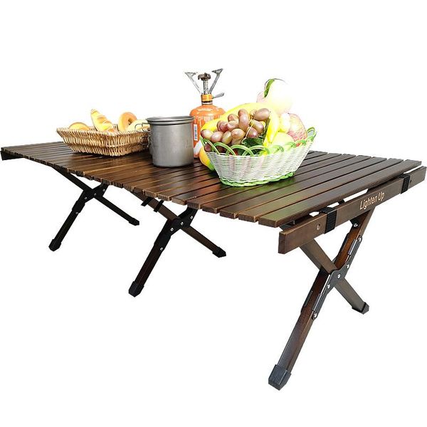 

portable outdoor folding table travel picnic 120cm 47.24 inches camp furniture