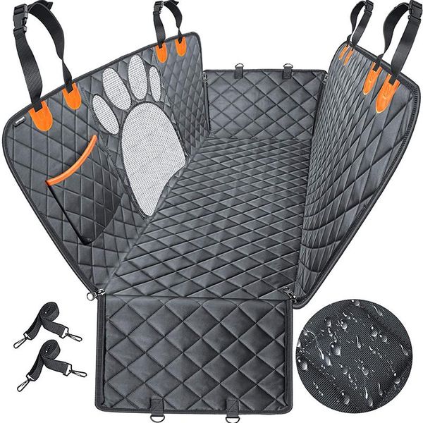 

dog car seat covers cover kennel carriers waterproof rear back pet mats hammock protector with safety