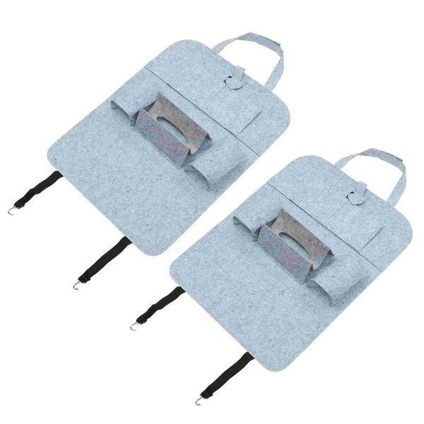 

car organizer 2pcs premium seat storage bags practical felt hanging auto