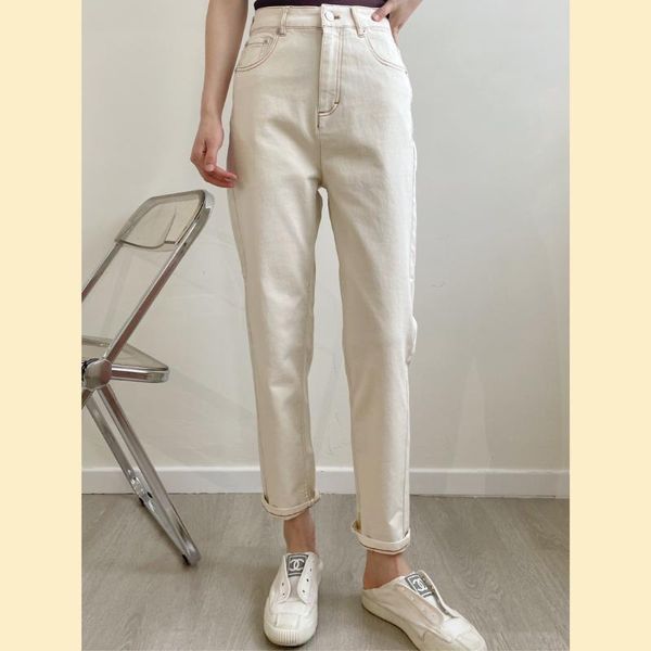 

women's jeans 2021 summer wide leg light color high waist thin washed pants, Blue