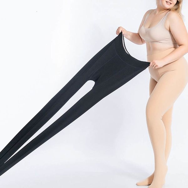 

autumn leggings 2021 occident thicken keep warm waist elasticity step in cashmere legging pants 616h, Black