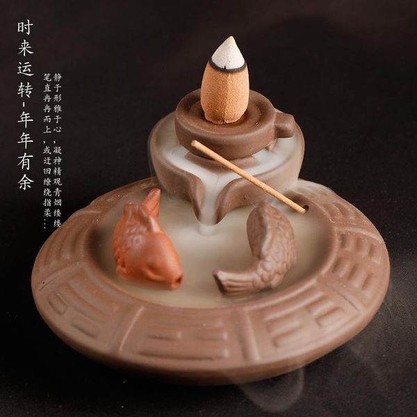 

sachet bags backflow incense burner creative ceramic stick holder censer for home office living room teahouse