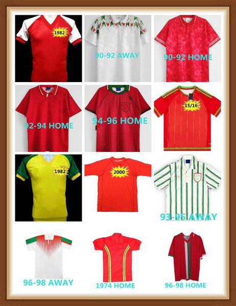

1976 2000 2002 wales retro soccer jersey 1991 1993 1994 1995 1996 1998 giggs hughes saunders rush boden speed vintage classic football shirt, Black;yellow