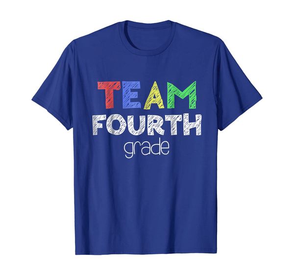 

team fourth grade t-shirt 4th grade back to school gift, White;black