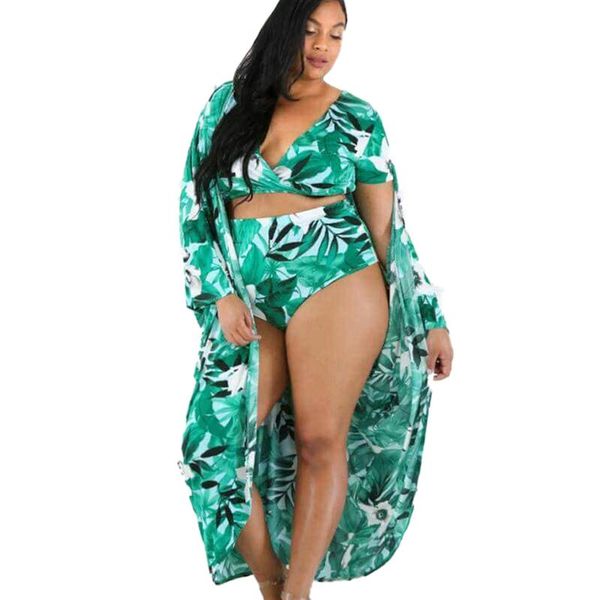 

women's fission two-piece veils swimsuit three-piece suits