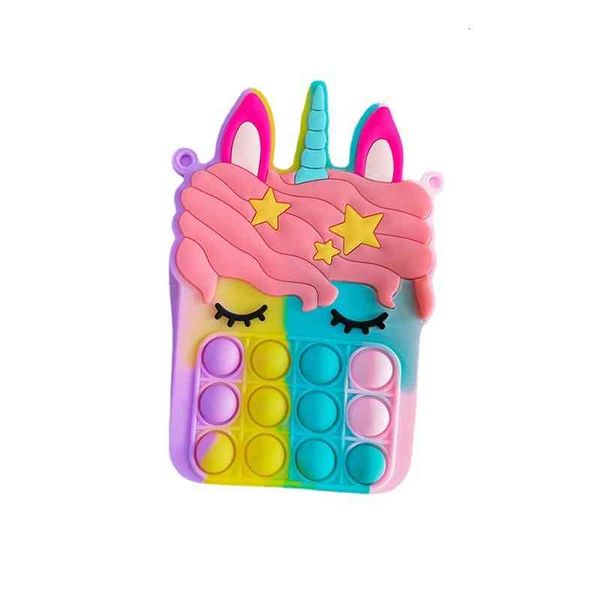 

party favor new rat killing pioneer press hand bubble silicone pvc zero wallet messenger bag children's bag more kinds