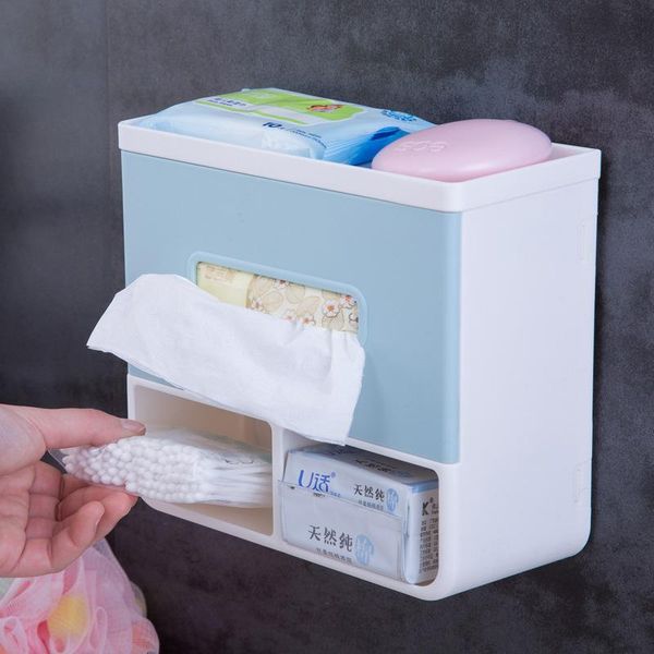 

tissue boxes & napkins yfgxbhmx multifunctional waterproof box / toilet roll paper tube punch tray towel rack